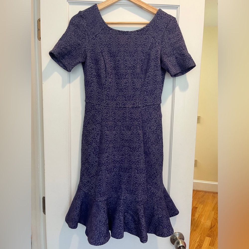 Anthropologie HD in Paris purple mermaid dress